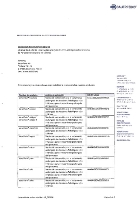 Declaración de conformidad - Flebología / Linfología Declaración de conformidad - Flebología / Linfología